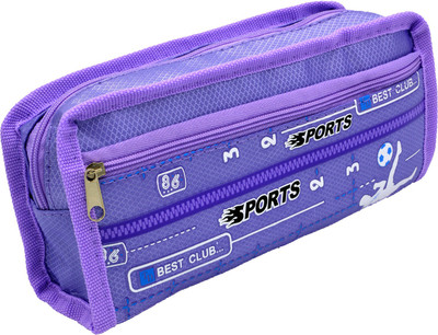 

Talesara Printed Pencil Box For Kids Boy and Girls - Fancy stationary Pouch Purple - HPUC8862-VLT Pouch(Purple)