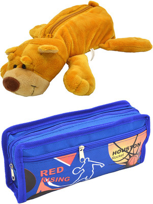 

Talesara Dog and Printed Pencil Box For Kids Boy and Girls - 2 Pcs. Combo Fancy stationary Pouch - PCMB151 Pouch(Multicolor)