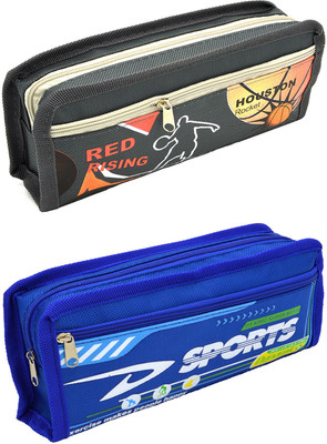 

Talesara Printed Pencil Box For Kids Boy and Girls - 2 Pcs. Combo Fancy stationary Pouch - PCMB521 Pouch(Multicolor)