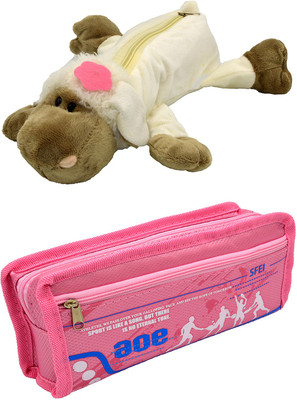 

Talesara Dog and Printed Pencil Box For Kids Boy and Girls - 2 Pcs. Combo Fancy stationary Pouch - PCMB060 Pouch(Multicolor)