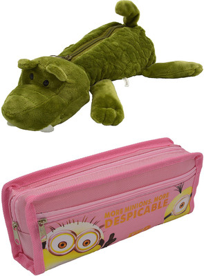 

Talesara Dog and Printed Pencil Box For Kids Boy and Girls - 2 Pcs. Combo Fancy stationary Pouch - PCMB239 Pouch(Multicolor)