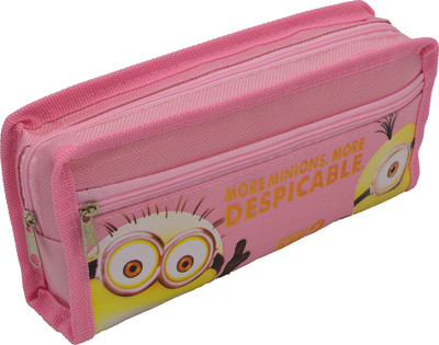 

Talesara Printed Pencil Box For Kids Boy and Girls - Fancy stationary Pouch Pink - HPUC8858-PNK Pouch(Pink)
