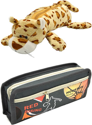 

Talesara Tiger and Printed Pencil Box For Kids Boy and Girls - 2 Pcs. Combo Fancy stationary Pouch - PCMB324 Pouch(Multicolor)