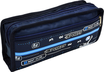 

Talesara Printed Pencil Box For Kids Boy and Girls - Fancy stationary Pouch Blue - HPUC8862-DBU Pouch(Blue)