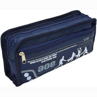 

Talesara Printed Pencil Box For Kids Boy and Girls - Fancy stationary Pouch Dark Blue - HPUC8860-DBU Pouch(Blue)