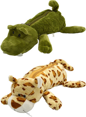 

Talesara Dog and Tiger Animal Cotton Pencil Box For Kids Boy and Girls - 2 Pcs. Combo Fancy stationary Pouch - PCMB234 Pouch(Multicolor)