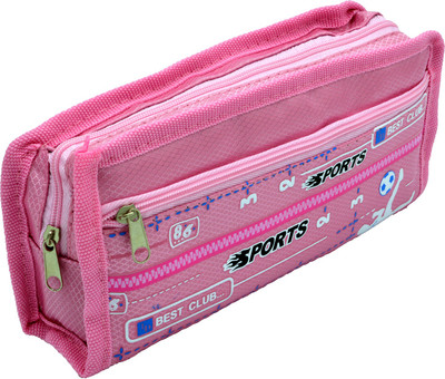 

Talesara Printed Pencil Box For Kids Boy and Girls - Fancy stationary Pouch Pink - HPUC8862-PNK Pouch(Pink)