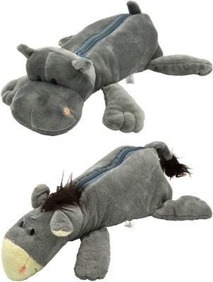 

Talesara Dog and Donkey Animal Cotton Pencil Box For Kids Boy and Girls - 2 Pcs. Combo Fancy stationary Pouch - PCMB174 Pouch(Grey)