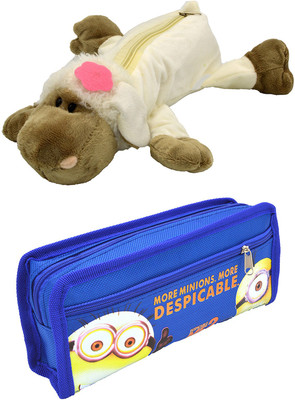 

Talesara Dog and Printed Pencil Box For Kids Boy and Girls - 2 Pcs. Combo Fancy stationary Pouch - PCMB047 Pouch(Multicolor)