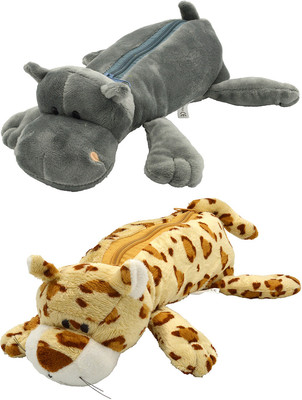 

Talesara Dog and Tiger Animal Cotton Pencil Box For Kids Boy and Girls - 2 Pcs. Combo Fancy stationary Pouch - PCMB175 Pouch(Multicolor)