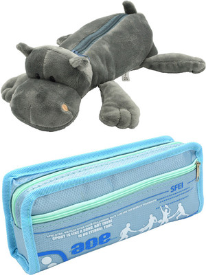 

Talesara Dog and Printed Pencil Box For Kids Boy and Girls - 2 Pcs. Combo Fancy stationary Pouch - PCMB189 Pouch(Multicolor)