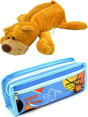 

Talesara Dog and Printed Pencil Box For Kids Boy and Girls - 2 Pcs. Combo Fancy stationary Pouch - PCMB154 Pouch(Multicolor)