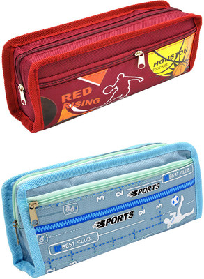 

Talesara Printed Pencil Box For Kids Boy and Girls - 2 Pcs. Combo Fancy stationary Pouch - PCMB559 Pouch(Multicolor)