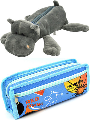

Talesara Dog and Printed Pencil Box For Kids Boy and Girls - 2 Pcs. Combo Fancy stationary Pouch - PCMB185 Pouch(Multicolor)