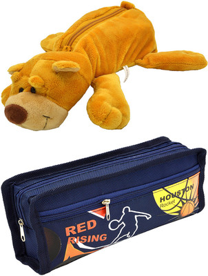 

Talesara Dog and Printed Pencil Box For Kids Boy and Girls - 2 Pcs. Combo Fancy stationary Pouch - PCMB152 Pouch(Multicolor)