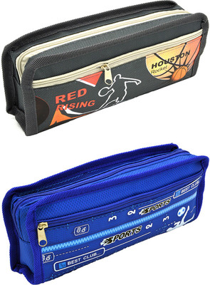 

Hrinkar Cartoon Printed Art Plastic Pencil Boxes(Set of 2, Multicolor)