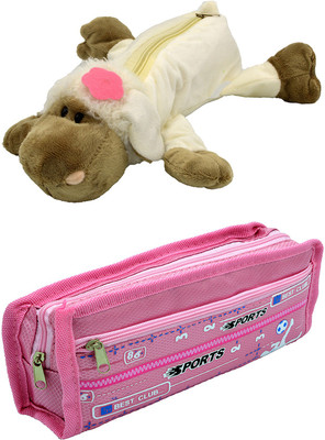 

Talesara Dog and Printed Pencil Box For Kids Boy and Girls - 2 Pcs. Combo Fancy stationary Pouch - PCMB070 Pouch(Multicolor)