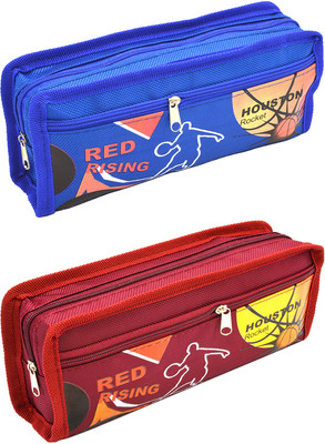 

Hrinkar Cartoon Printed Art Plastic Pencil Boxes(Set of 2, Multicolor)