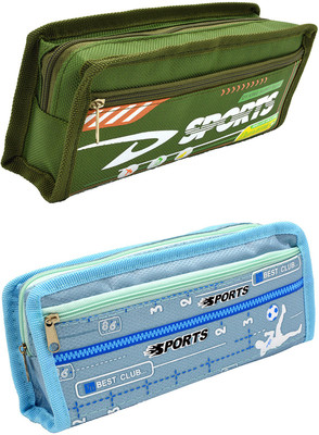 

Talesara Printed Pencil Box For Kids Boy and Girls - 2 Pcs. Combo Fancy stationary Pouch - PCMB643 Pouch(Multicolor)