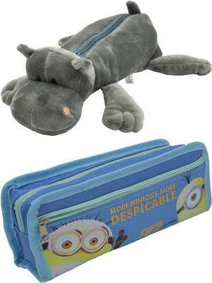 

Talesara Dog and Printed Pencil Box For Kids Boy and Girls - 2 Pcs. Combo Fancy stationary Pouch - PCMB179 Pouch(Multicolor)