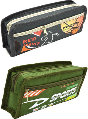 

Talesara Printed Pencil Box For Kids Boy and Girls - 2 Pcs. Combo Fancy stationary Pouch - PCMB523 Pouch(Multicolor)