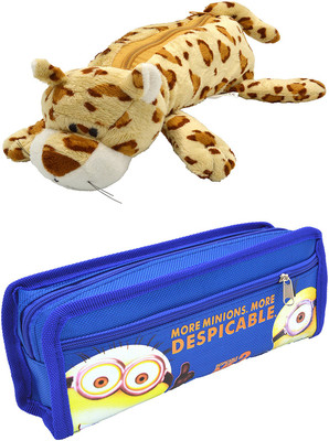 

Talesara Tiger and Printed Pencil Box For Kids Boy and Girls - 2 Pcs. Combo Fancy stationary Pouch - PCMB317 Pouch(Multicolor)