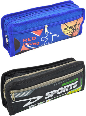 

Hrinkar Cartoon Printed Art Plastic Pencil Boxes(Set of 2, Multicolor)