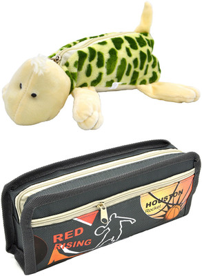 

Talesara Tortoise and Printed Pencil Box For Kids Boy and Girls - 2 Pcs. Combo Fancy stationary Pouch - PCMB214 Pouch(Multicolor)