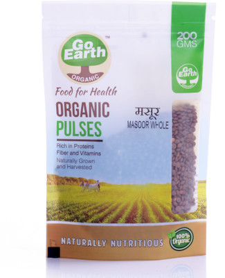 

Go Earth Organic Unpolished Masoor Dal (Whole)(200 g)
