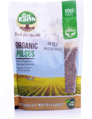 

Go Earth Organic Unpolished Masoor Dal (Whole)(500 g)