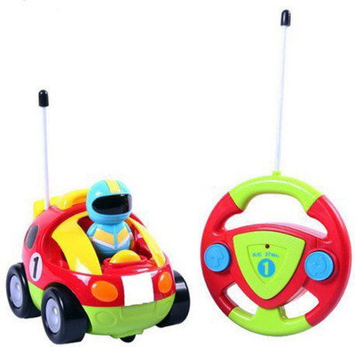 

Webby Cartoon Racing Radio Control Toy for Toddlers(Multicolor)