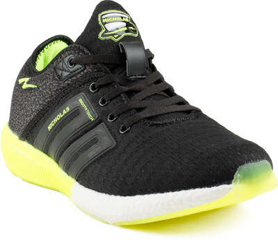 

Nicholas Walking Shoes For Men(Multicolor, Black lime