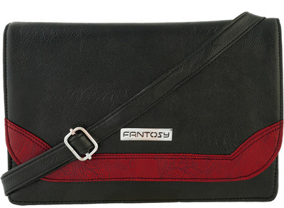

Fantosy Women Casual Black, Maroon PU Shoulder Bag