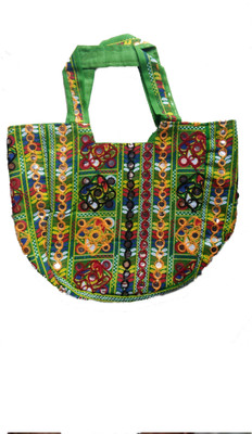 

poojajcollection Women Casual Multicolor Cotton Shoulder Bag