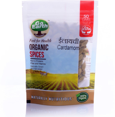Go Earth Organic Cardamon/Ilachi(50 g)
