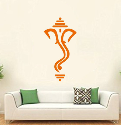 Asmi Collections 80 cm God Ganesha Removable Sticker(Pack of 1)