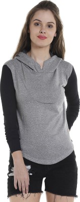 CAMPUS SUTRA Full Sleeve Solid Women Sweatshirt