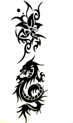 

Gemmas Fashion Dragon Design Tattoo(Dragon)