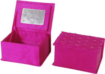 

CompetentCraft MAKE UP BOX use to store makeup products Vanity Box(Pink)