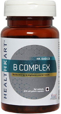 

Healthkart B complex with Vitamin B1, B2, B3, B5, B6, B12, C+ Multimineral(60 No)