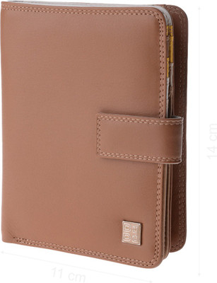 

Dudu Women Formal Tan Genuine Leather Wallet(9 Card Slots), Multicolor
