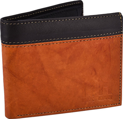 

Marc Harvey Men Tan Genuine Leather Wallet(4 Card Slots)