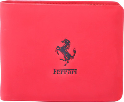 

Ferrari Shining Men Red Artificial Leather Wallet(4 Card Slots)
