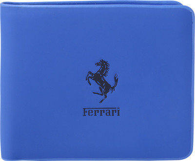 

Ferrari shining Men Blue Artificial Leather Wallet(4 Card Slots)