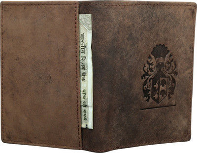

Style 98 Men Brown Genuine Leather Wallet(6 Card Slots)