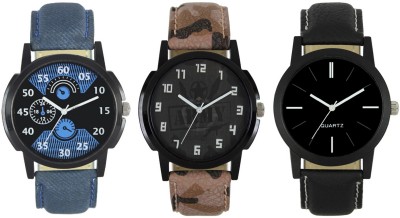 CM Casual Men Watch Combo With Stylish And Designer Dial Fast Selling 023 Watch  - For Men   Watches  (CM)