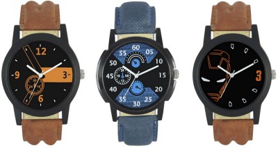 CM Casual Men Watch Combo With Stylish And Designer Dial Fast Selling 002 Watch  - For Men   Watches  (CM)