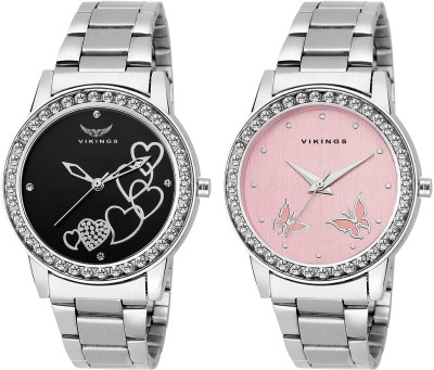 VIKINGS NEW DESIGN COMBO ( PARTY WEAR , FORMAL AND CASUAL ) FOR GIRLS AND WOMEN'S Watch  - For Girls   Watches  (VIKINGS)