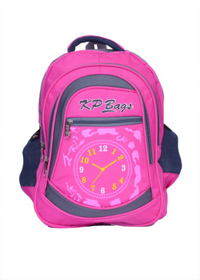 

KP Bags Clock Backpack(Pink, 20 L)