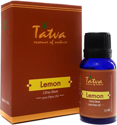 

Tatva 100% Pure Lemon Essential Oil, by VZIPPY(15 ml)